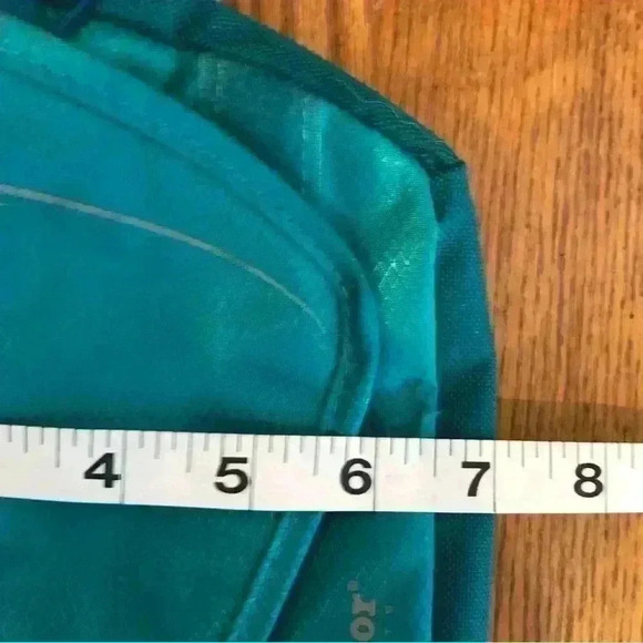 Outdoor Products Crossbody/Fanny Pack, Yellow/Turquoise Blue, 7”x9”x1” - Picture 5 of 10